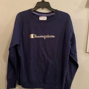 Champion Women’s Dark Blue Crewneck Sweater